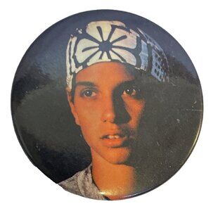 Karate Kid Movie Pinback Button Ralph Macchio 1 1/2" 2011 Daniel LaRusso